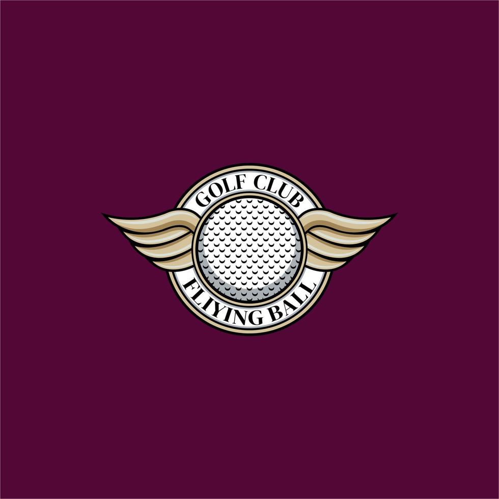 golf sport embleem logo vector