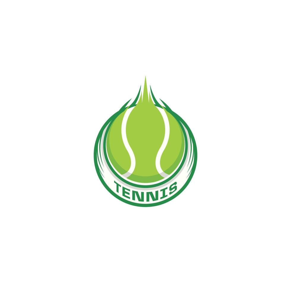 tennis sport embleem logo vector