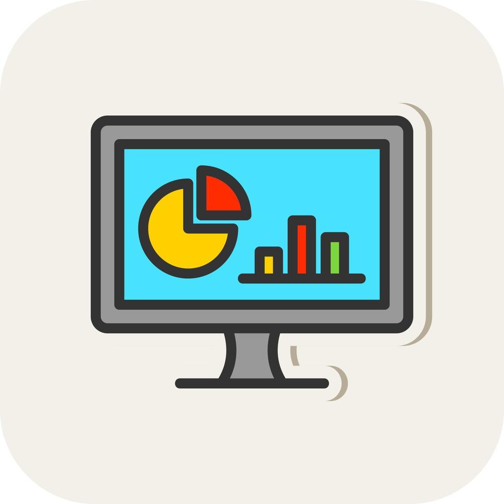online statistieken vector icoon ontwerp