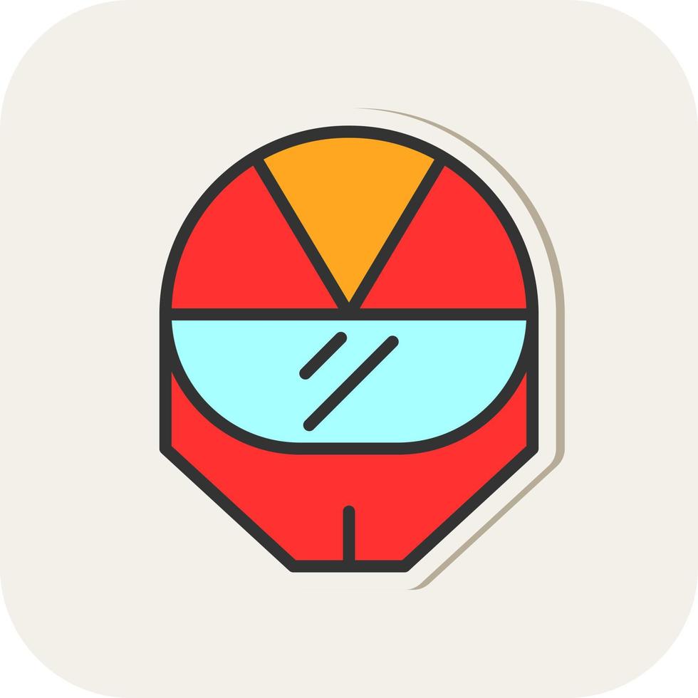 racing helm vector icoon ontwerp