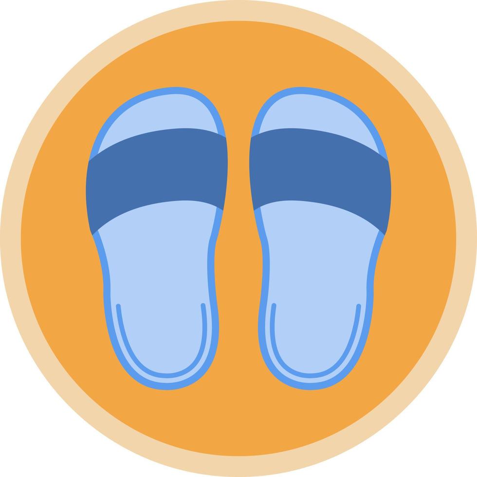 slippers vector icoon ontwerp