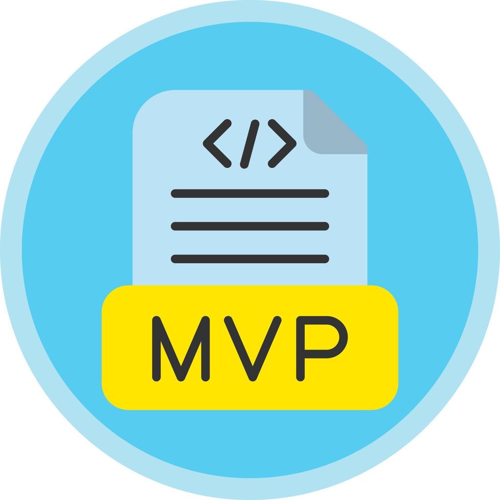 mvp vector icoon ontwerp