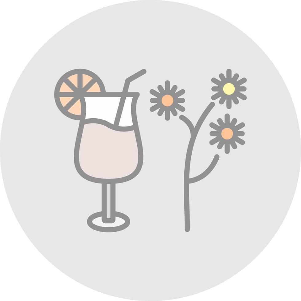 mimosa vector icoon ontwerp
