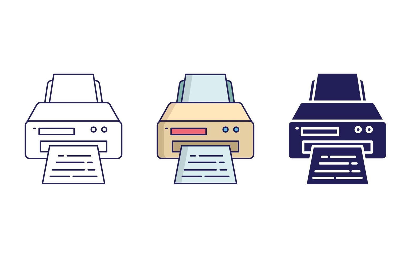 printer vector pictogram