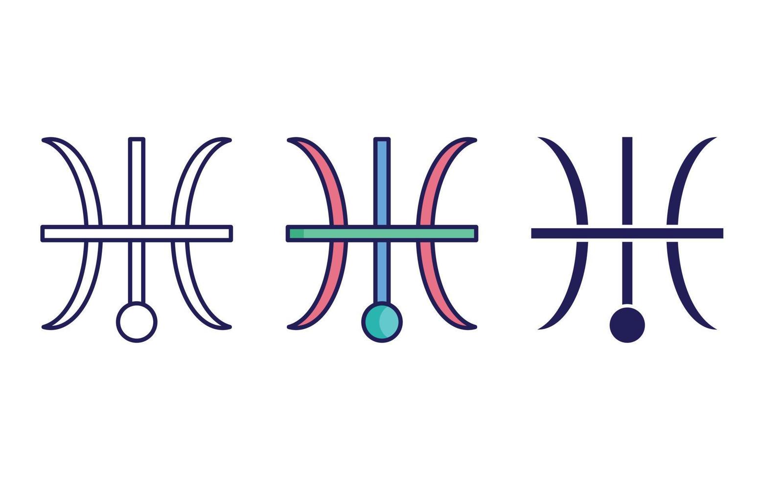 alchimie symbool icoon vector