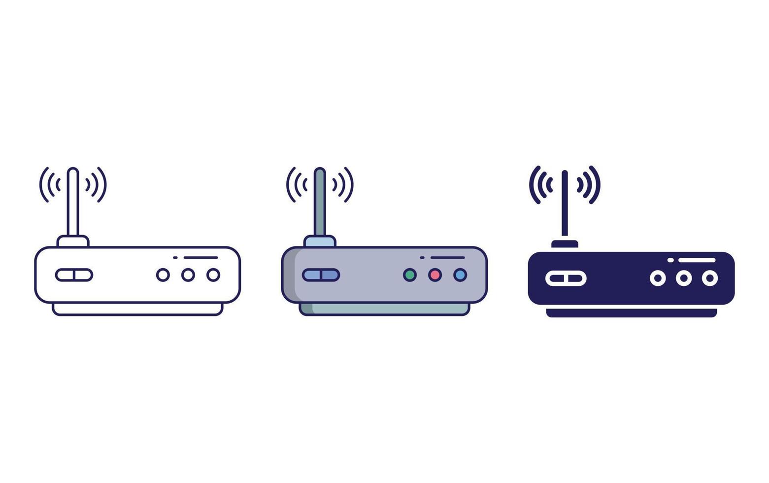 router vector pictogram