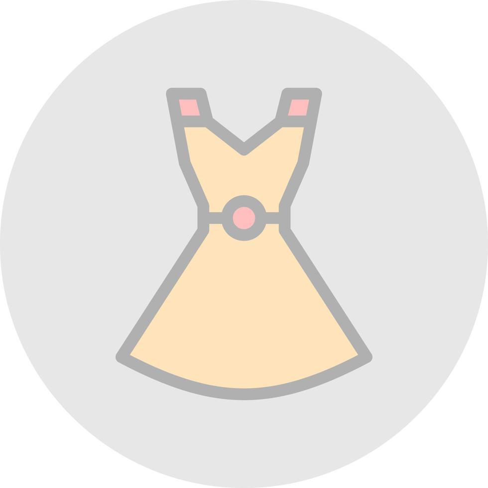 partij jurk vector icoon ontwerp