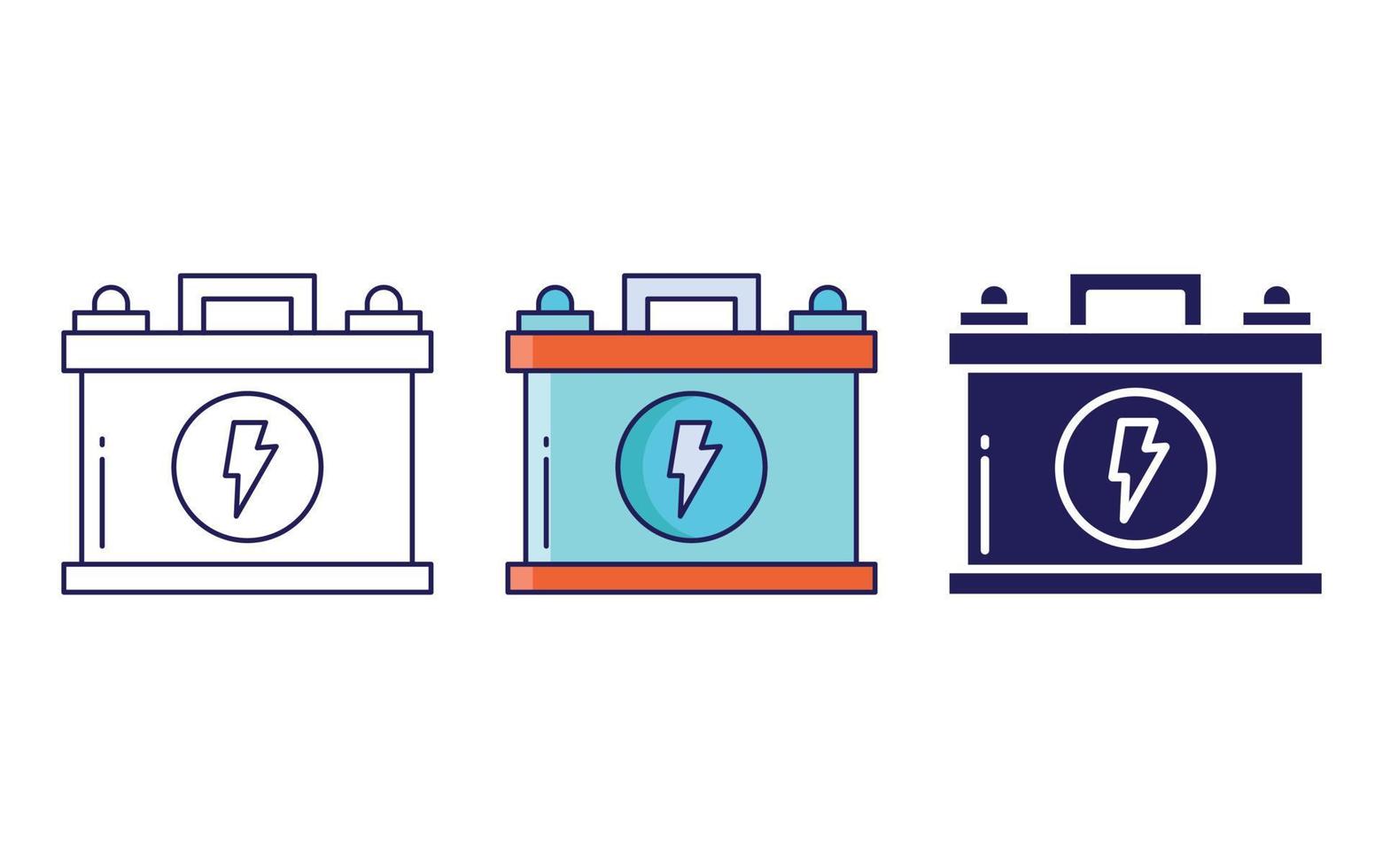 batterij vector pictogram