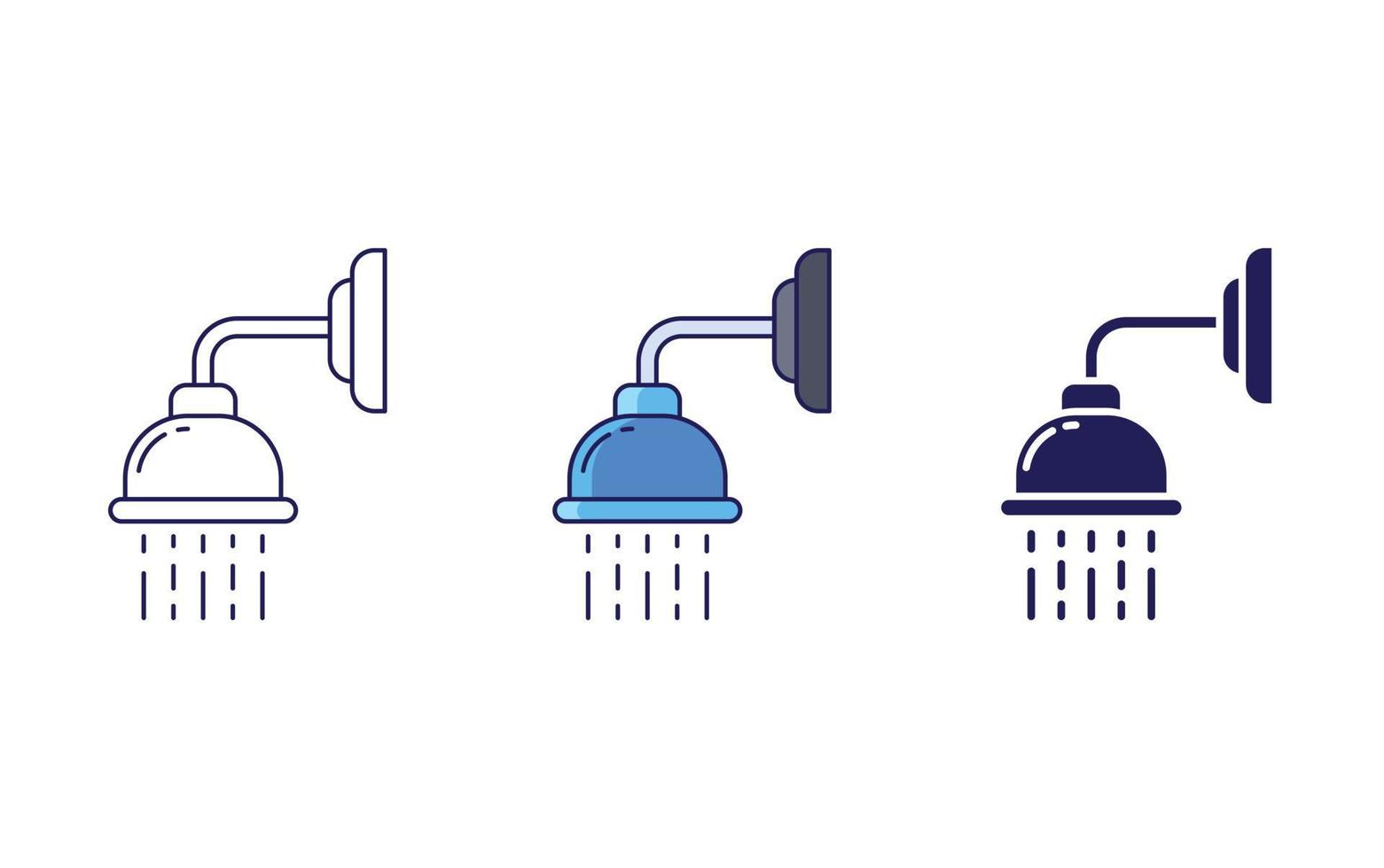 douche vector pictogram