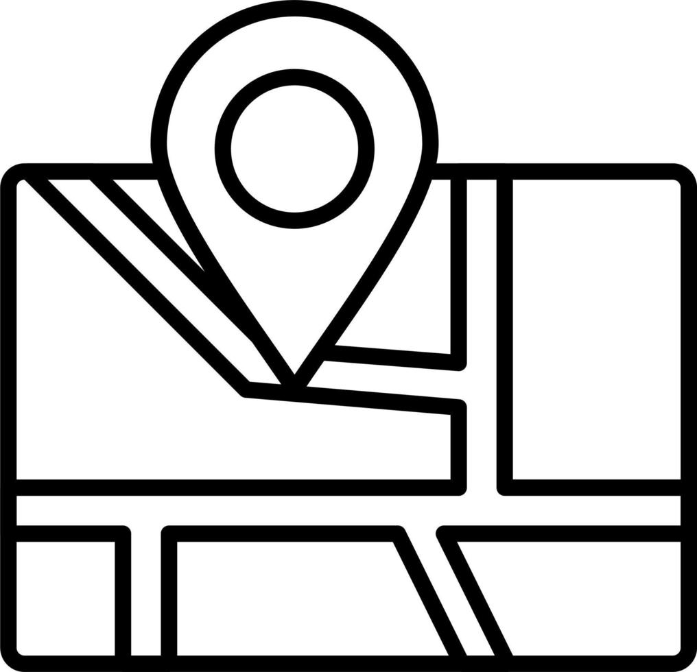 kaart vector pictogram