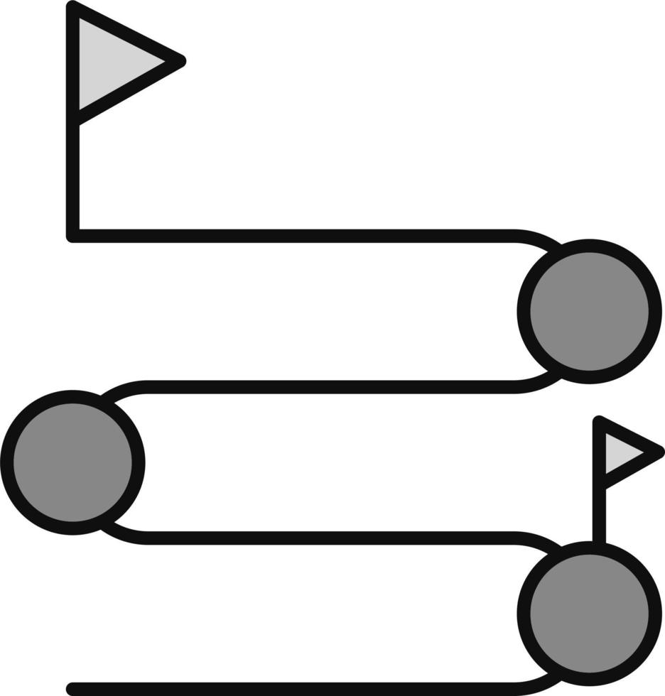 mijlpaal vector icoon