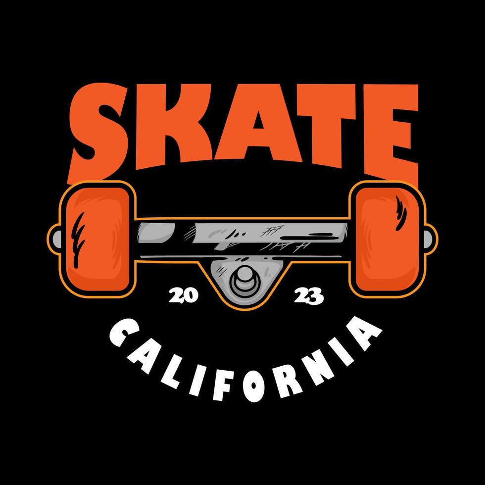 vrachtauto skateboarden ontwerp voor t-shirt vector illustratie