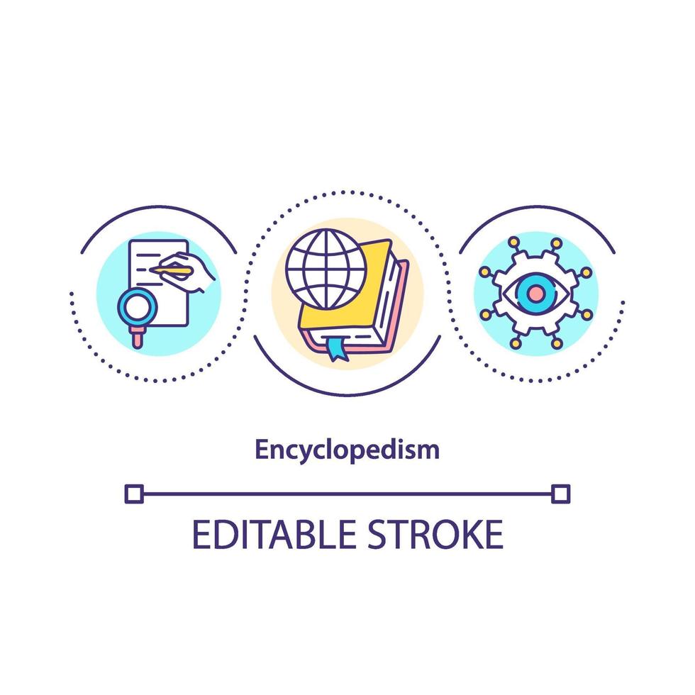 encyclopedie concept pictogram vector