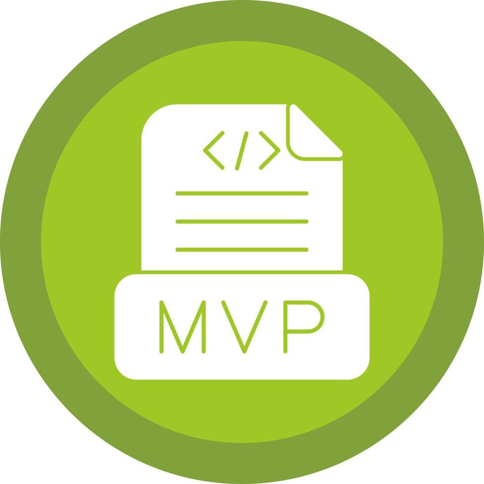 mvp vector icoon ontwerp