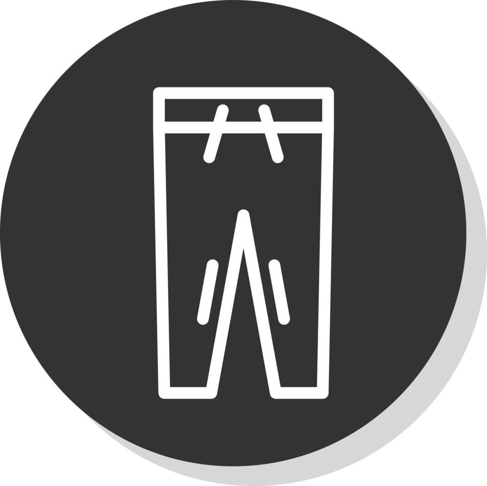 broek vector icoon ontwerp