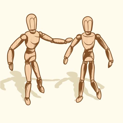 pose mannequin vector