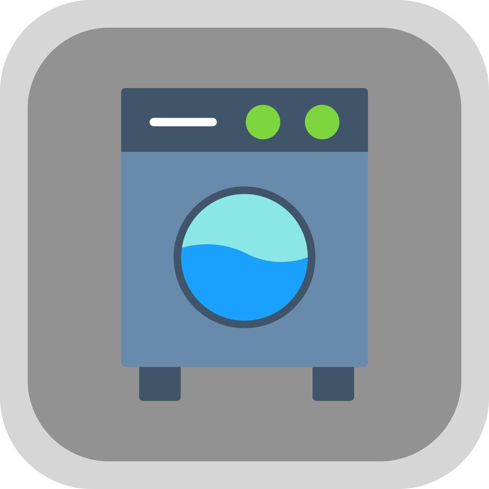 het wassen machine vector icoon ontwerp