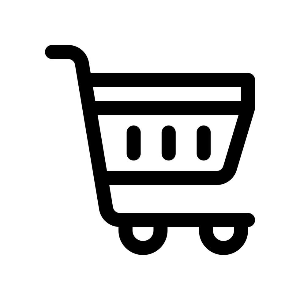 boodschappen doen kar icoon voor uw website ontwerp, logo, app, ui. vector