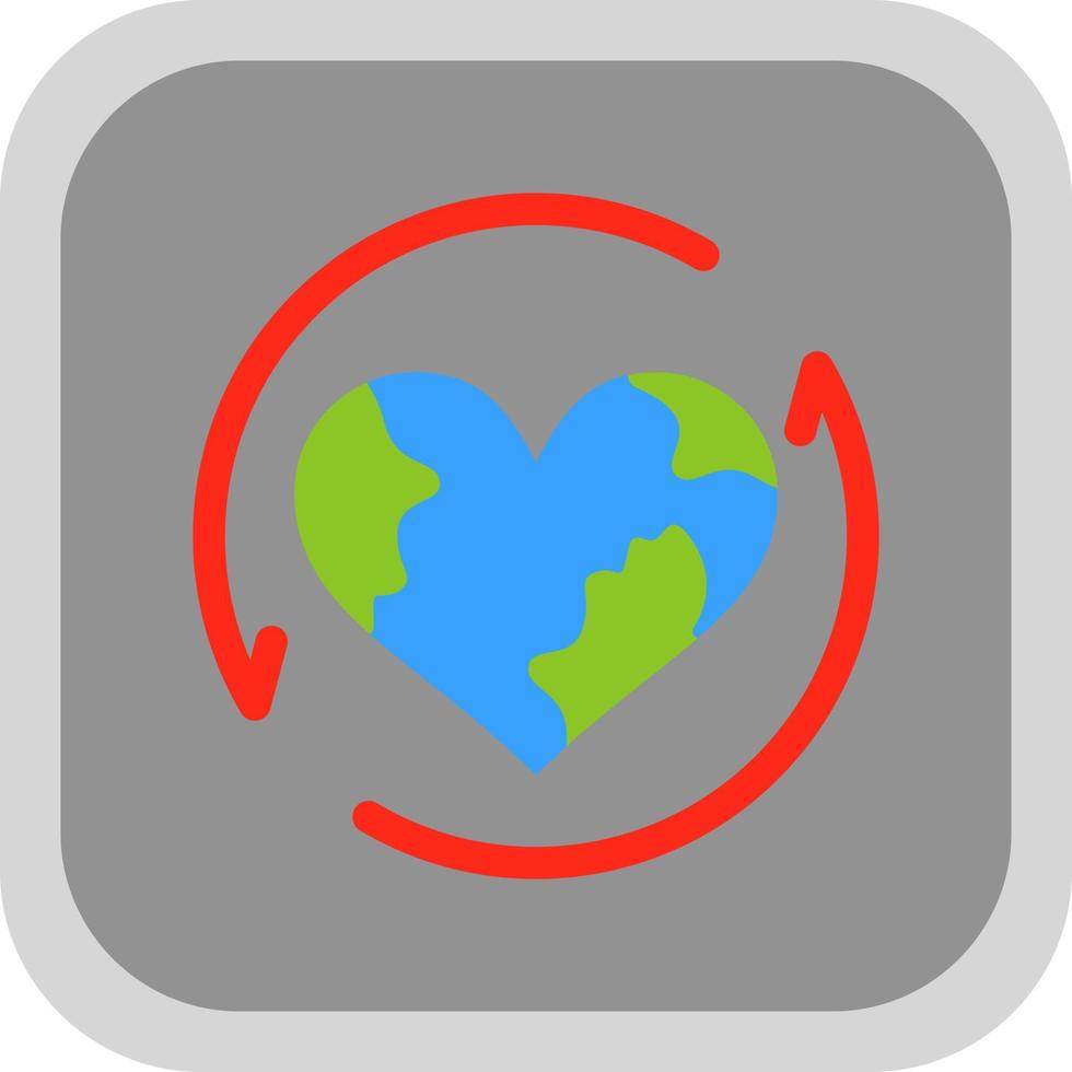 aarde recycle vector icoon ontwerp