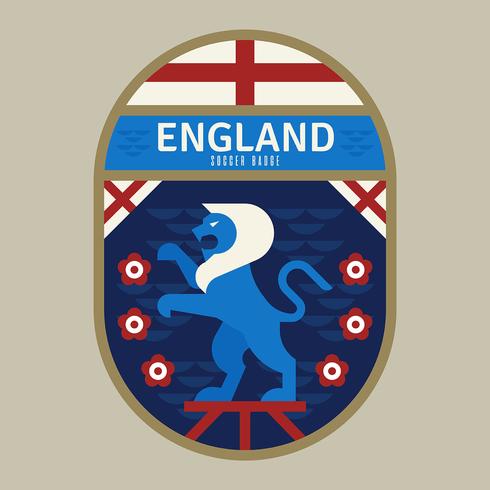 Engelse Wereldbeker Voetbal-badge vector