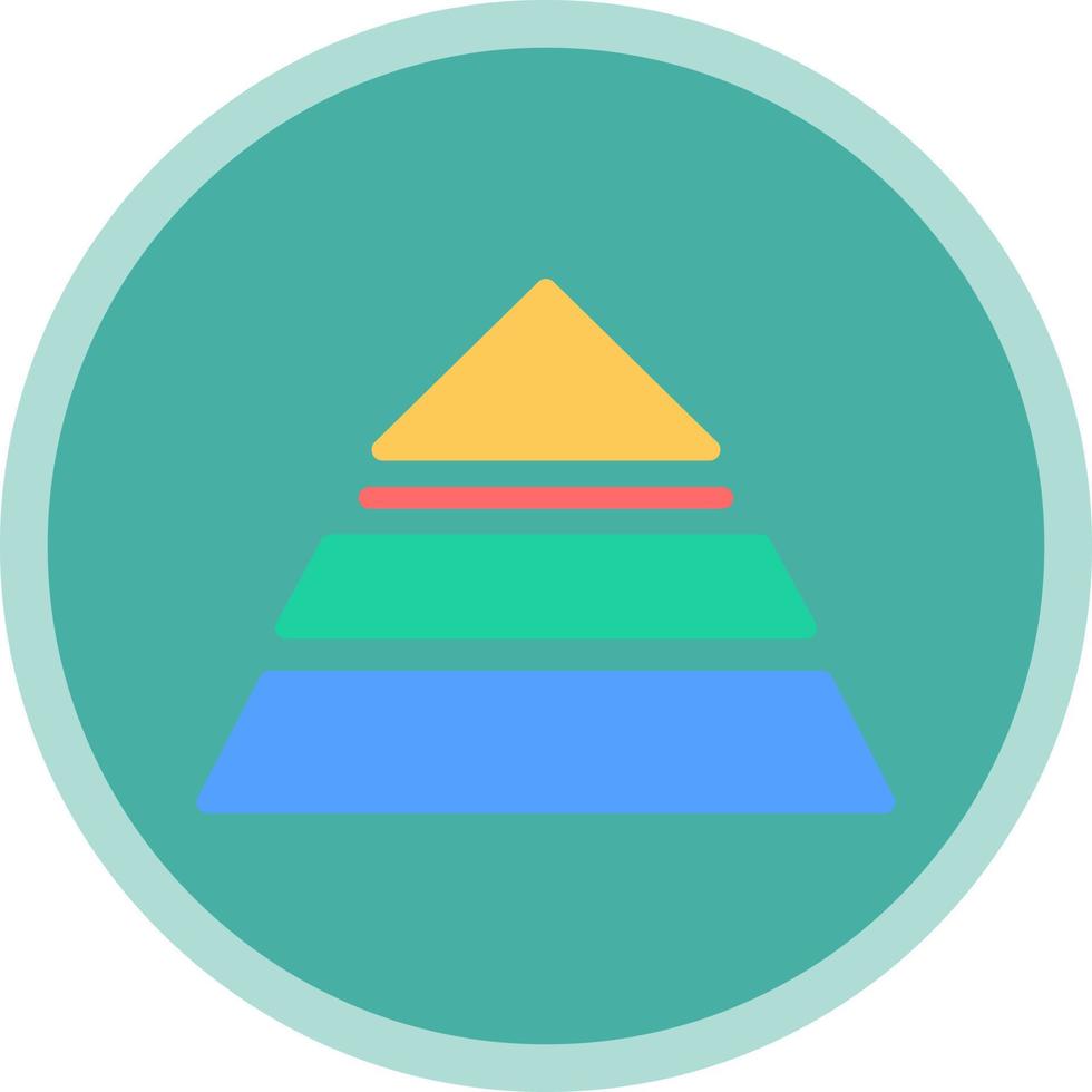 piramide vector icoon ontwerp