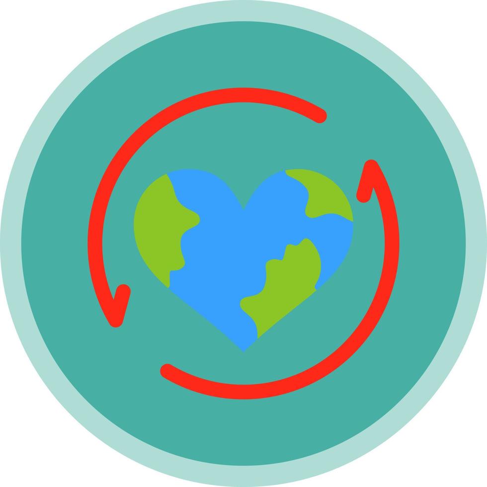 aarde recycle vector icoon ontwerp