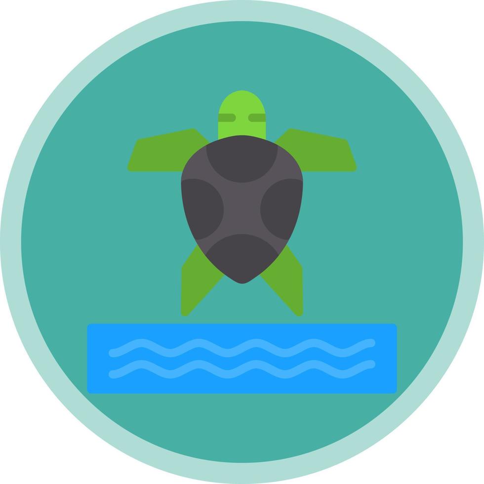 zee schildpad vector icoon ontwerp