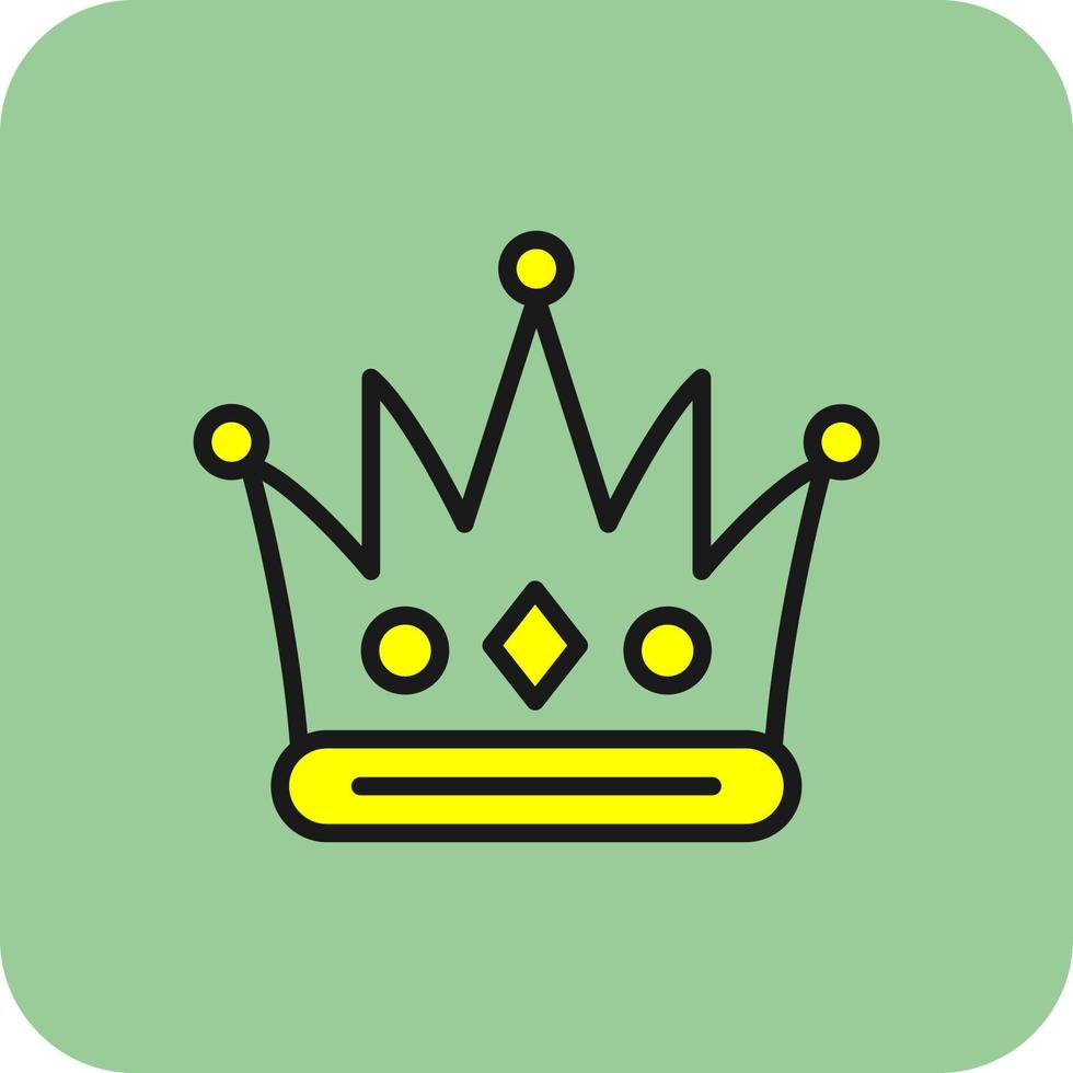 koningin kroon vector icoon ontwerp