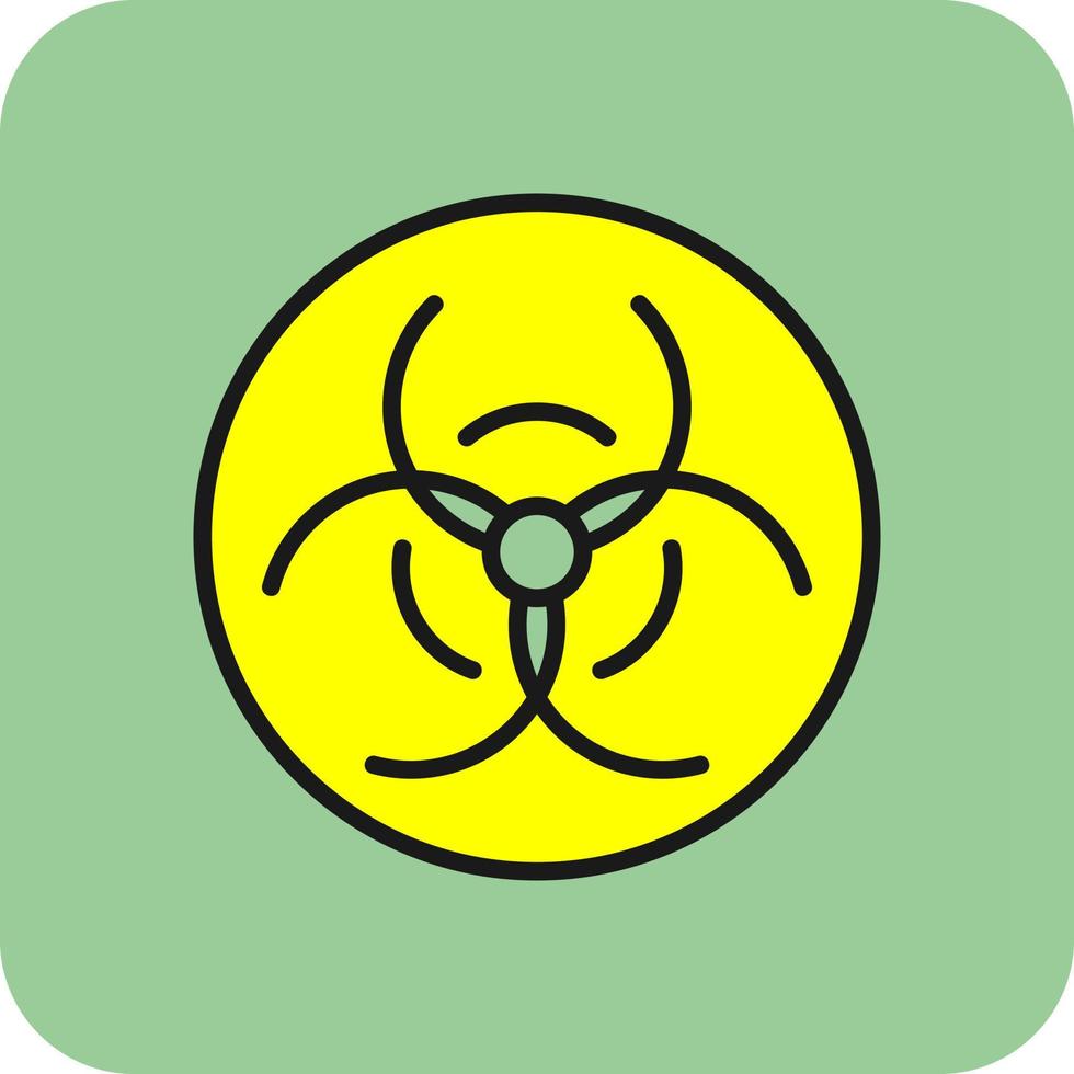 biohazard vector icoon ontwerp
