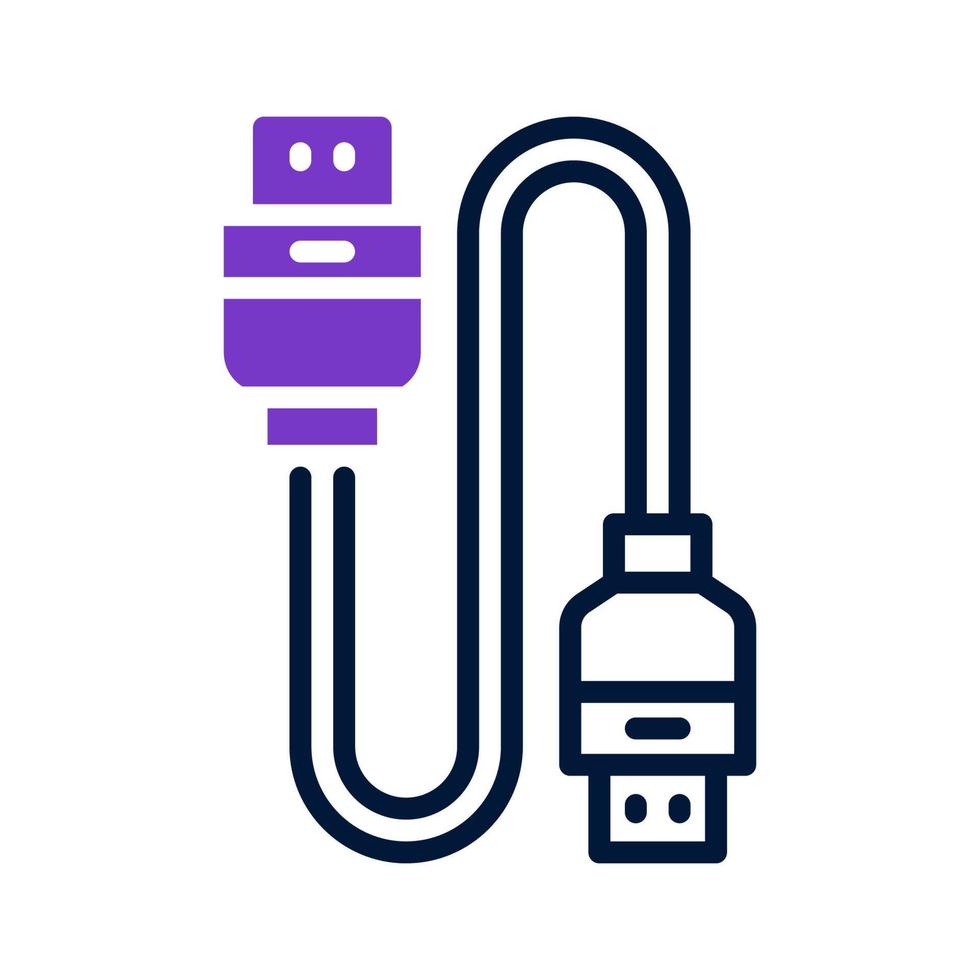 USB kabel icoon voor uw website, mobiel, presentatie, en logo ontwerp. vector