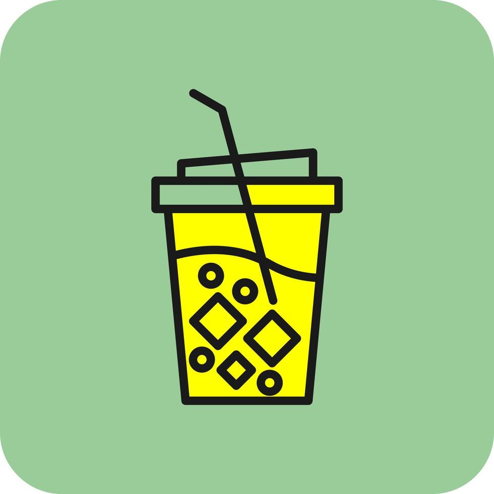 zacht drinken vector icoon ontwerp