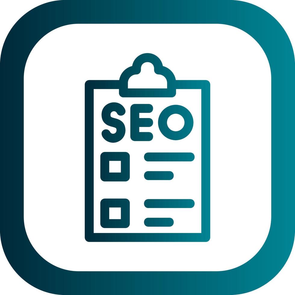 seo checklist vector icoon ontwerp