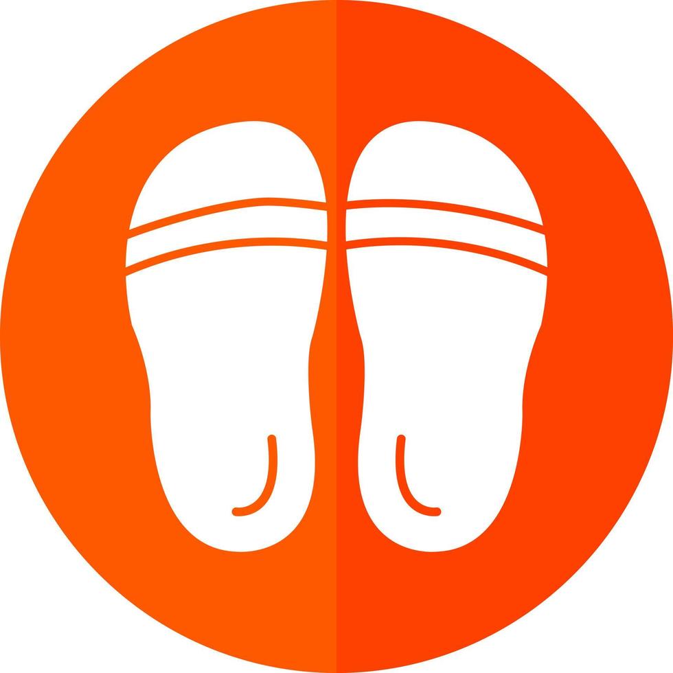 pantoffel vector icoon ontwerp