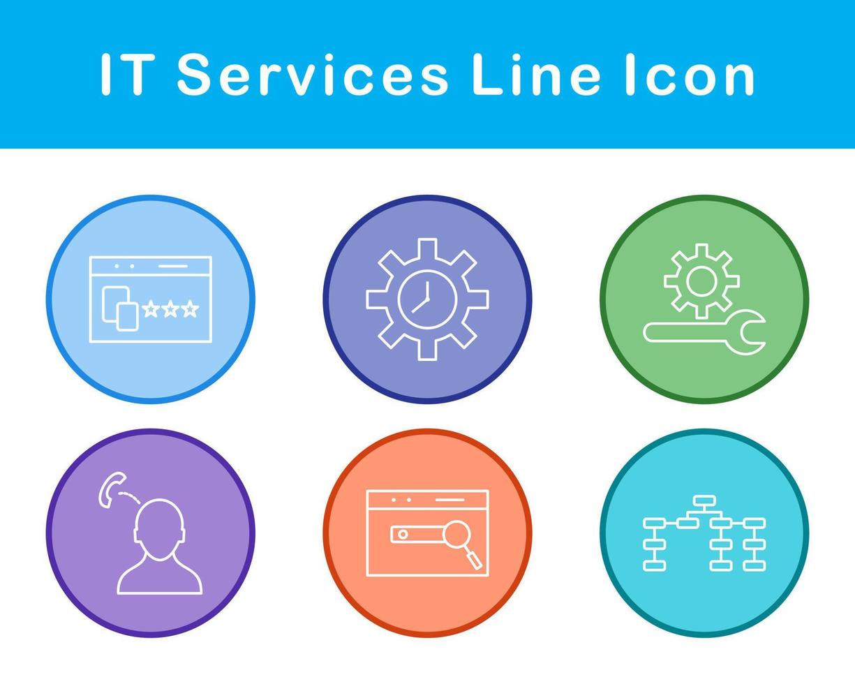 het Diensten vector icoon reeks