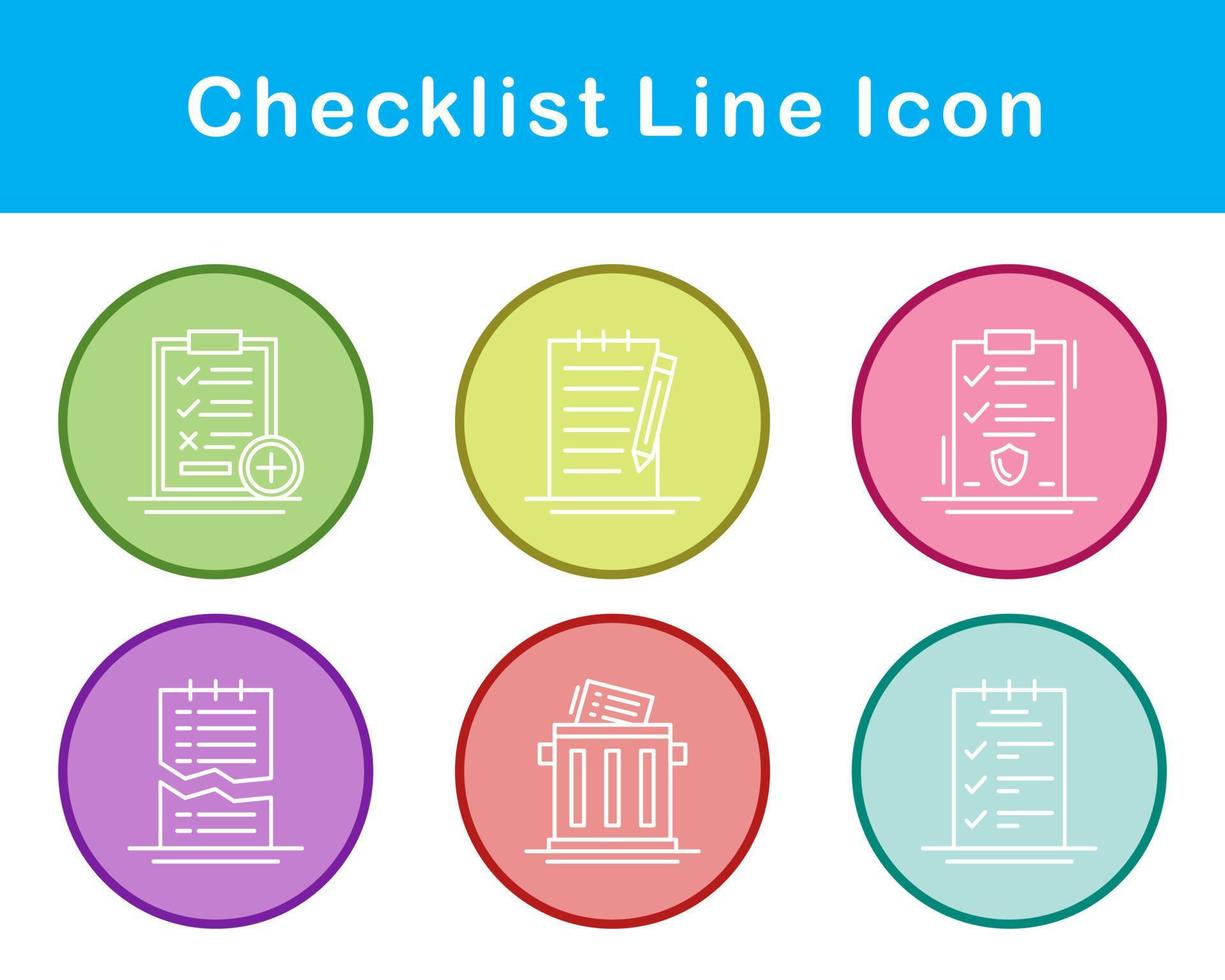 checklist vector icoon reeks