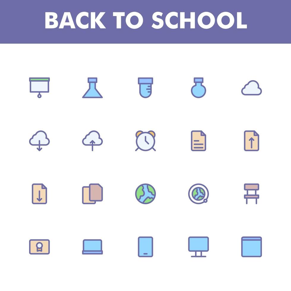 onderwijs icon pack geïsoleerd op een witte achtergrond. voor uw websiteontwerp, logo, app, ui. vectorafbeeldingen illustratie en bewerkbare beroerte. eps 10. vector