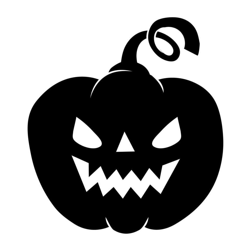 halloween pompoen illustratie vector