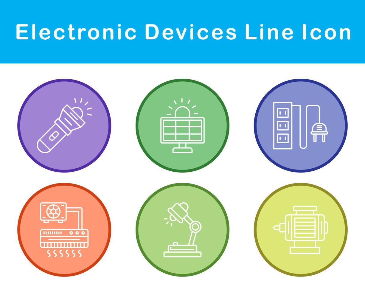 elektronisch apparaten vector icoon reeks