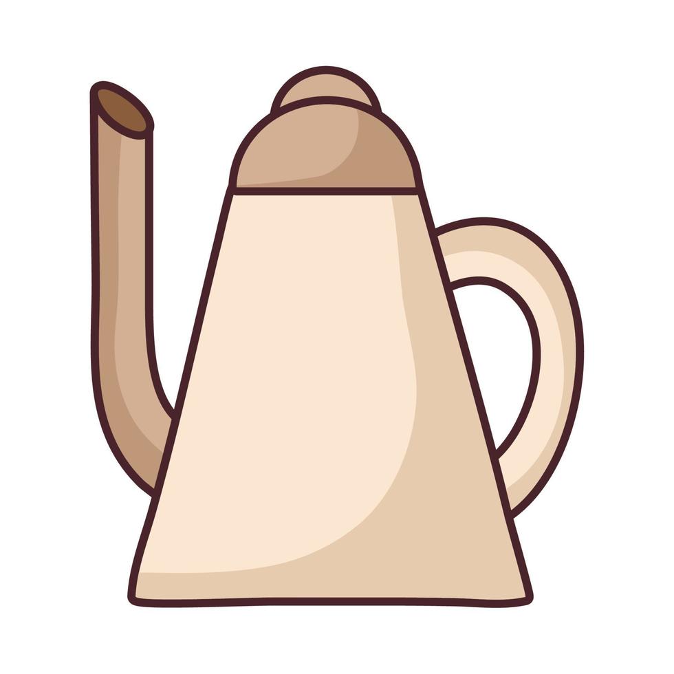 keramische koffiepot vector