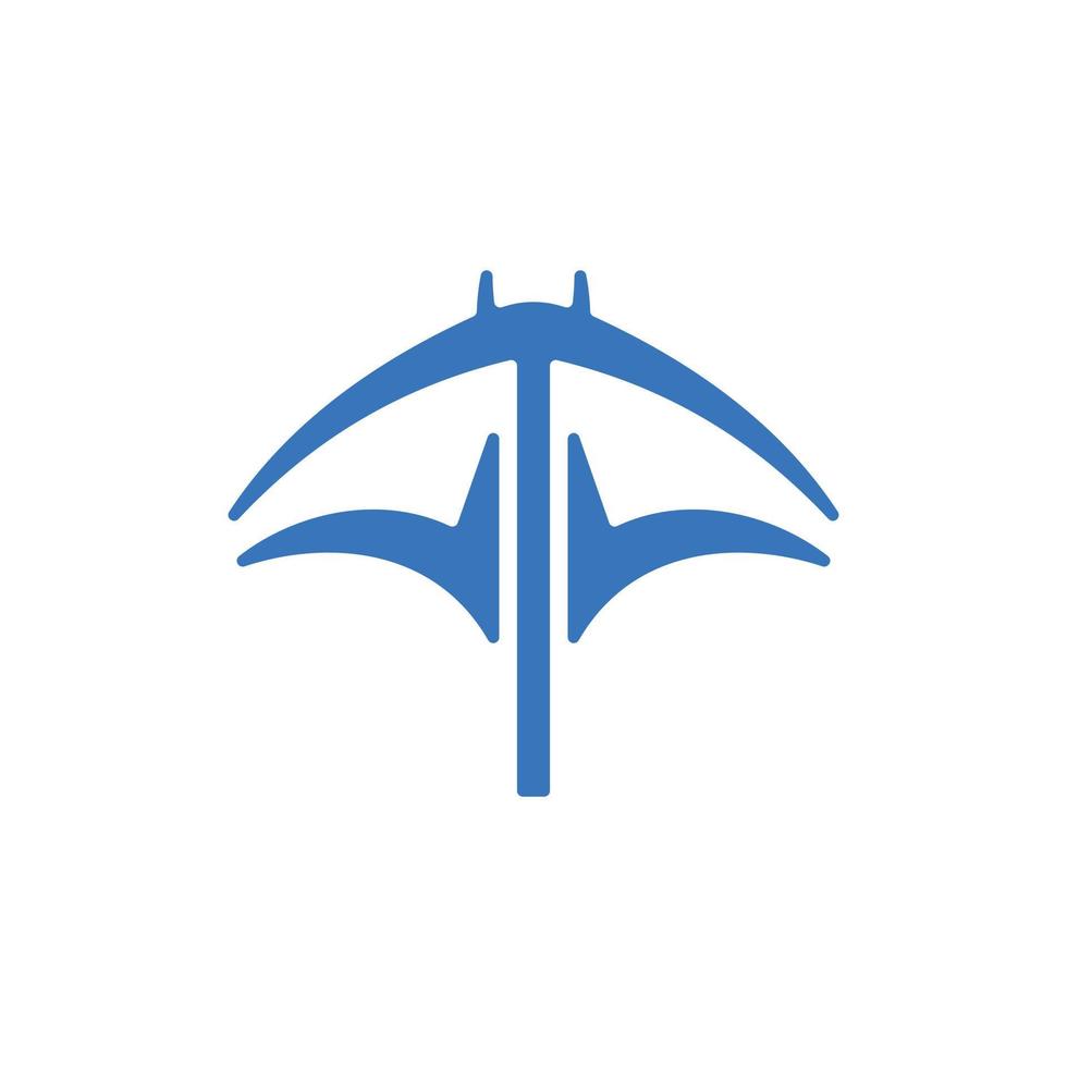 mantarog vis modern gemakkelijk creatief logo vector