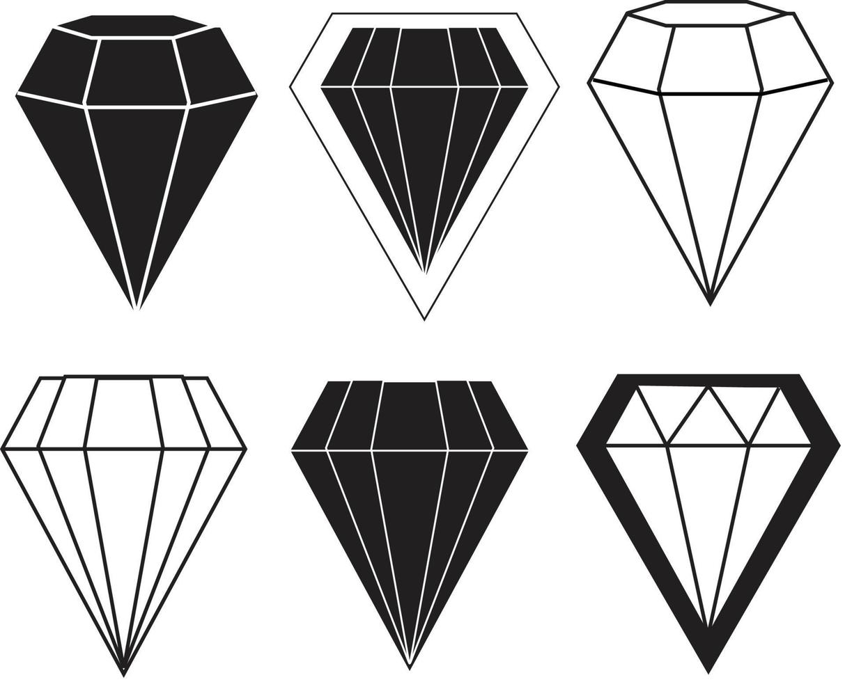 vector diamant vormen verzameling vrij vector