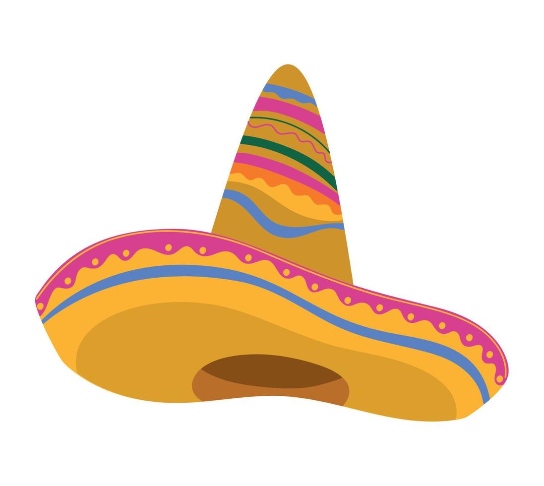 Mexicaans sombrero ontwerp vector