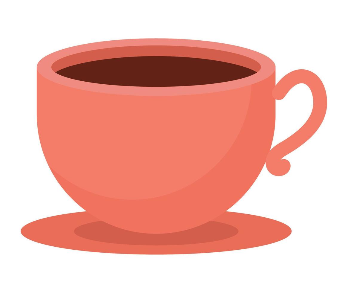 gekleurde koffie kop vector