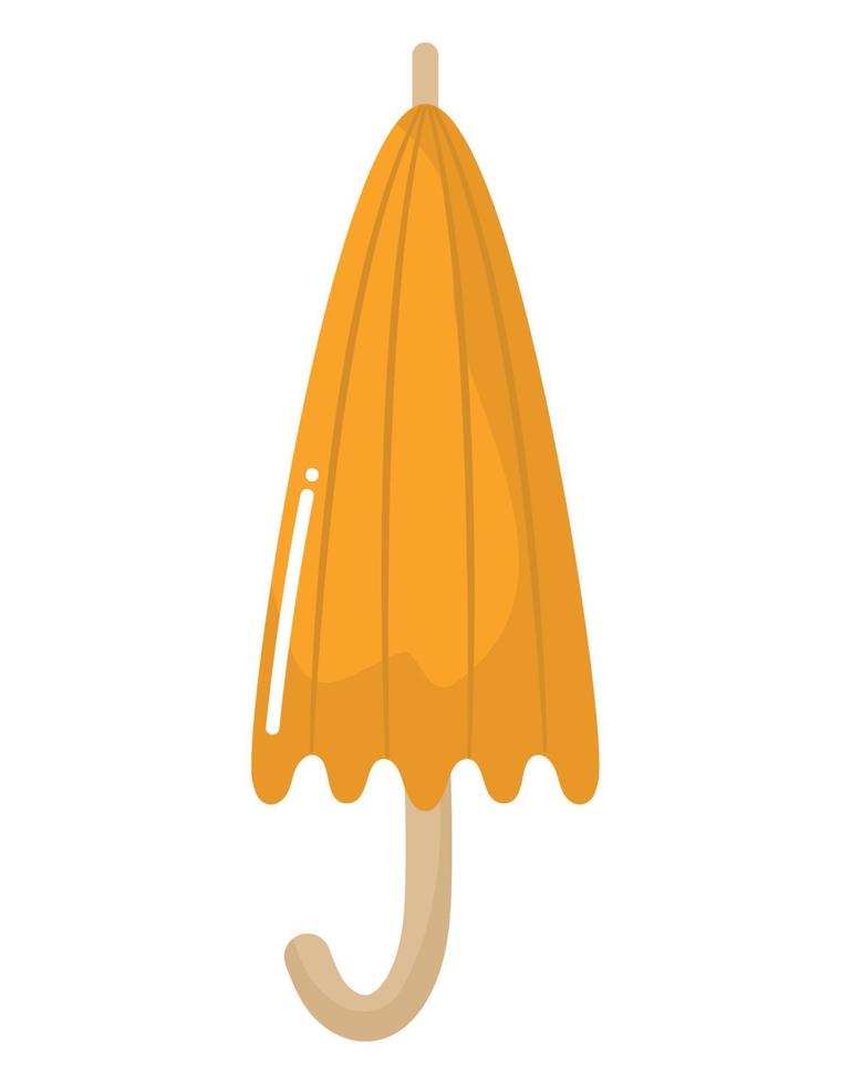 geel paraplu illustratie vector