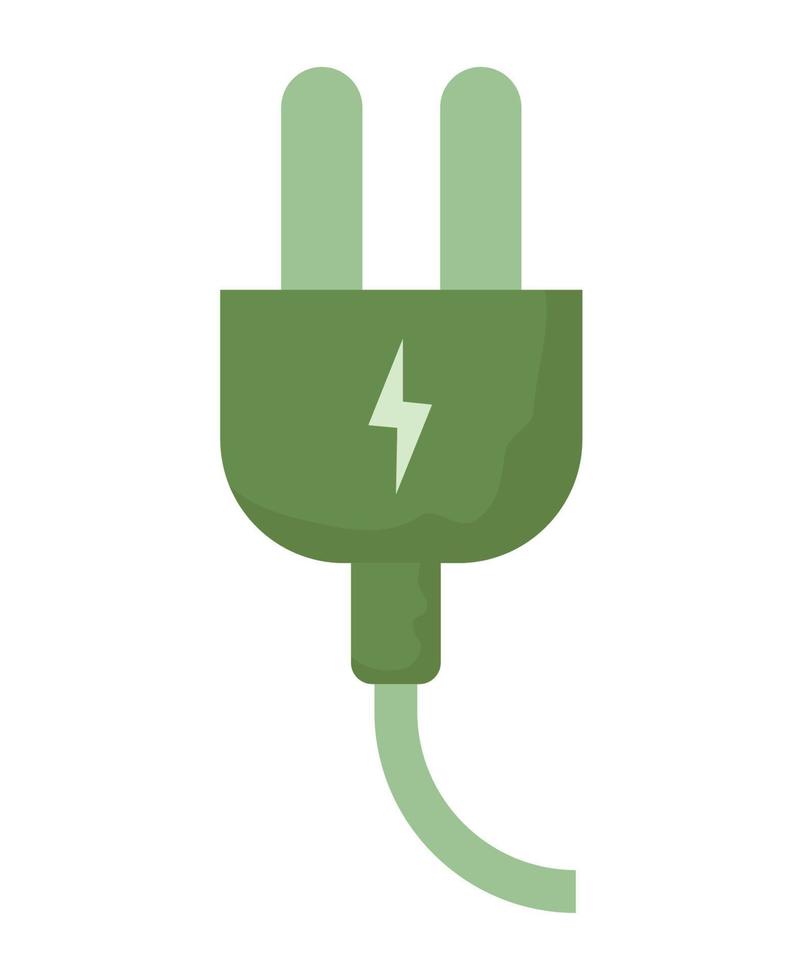 groen plug ontwerp vector