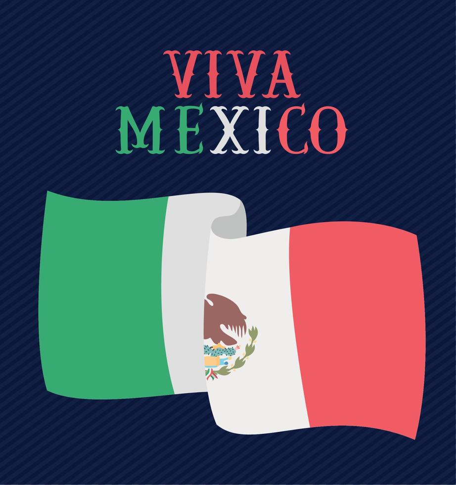 viva mexico kaart vector