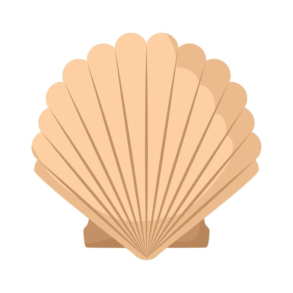 beige clam ontwerp vector