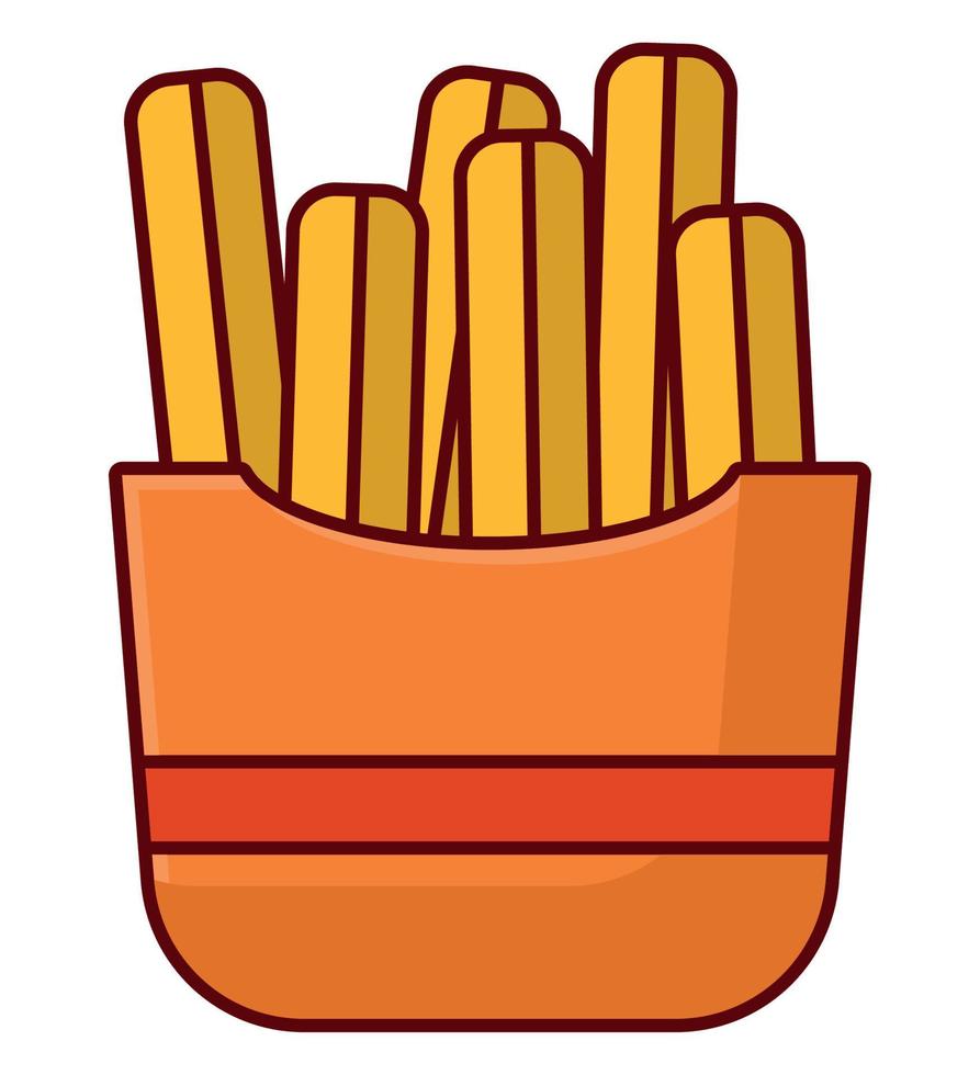 frites icoon vector