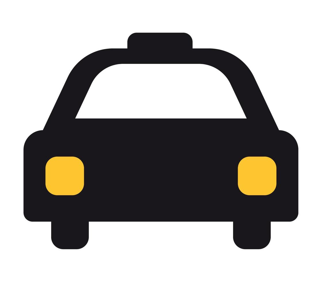 taxi icoon illustratie vector