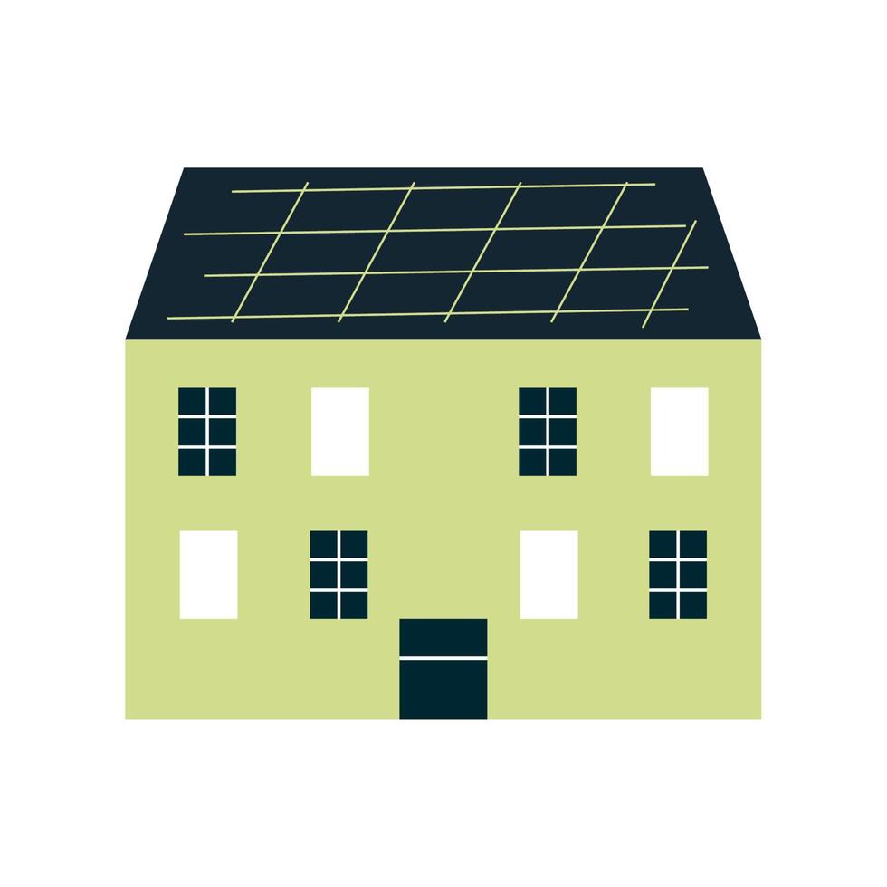 groen huis illustratie vector